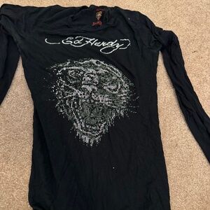 Ed Hardy Black Longsleeve